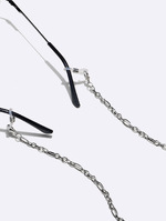 Set of two pink and mixed color acrylic glasses chain GM122