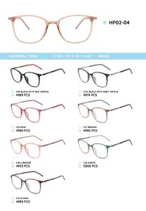 TR90 plastic eyeglasses frame HP02-04