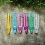 Пинцеты с присоской, длина 6,0 см, для работы с контактными линзами, разные цвета NZB-1, заказ от 100 штук