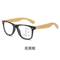 Bamboo glasses for reading, with Blue ray cut protection, multifocal, diopters from +1.00 to +4.00, RMC=62-64, KY317-2竹腿