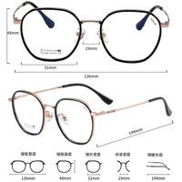 Titanium + plastic TR90 extralight frame MAMO T23106