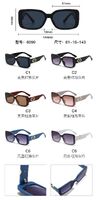 PC plastic sunglasses with metal hinge 6099W