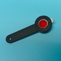 Клиновидная призма (призма Рисли) с красным фильтром Мэддокса YXJ-001