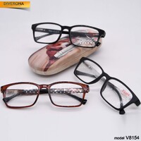 Corrective plastic frame eyeglasses VIZZINI V8154