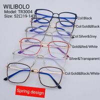 Оправа металл + TR90 ультратонкая с флексом Wilibolo TR3004