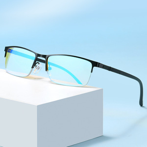 Blue Block metal glasses with blue light protection for colorblind people 1693 (602)