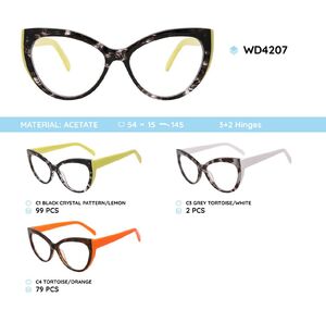 Plastic frames for glasses acetate material WD4207