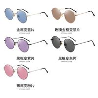 Очки металлические фотохромные с защитой от синего света 9620-2-GT