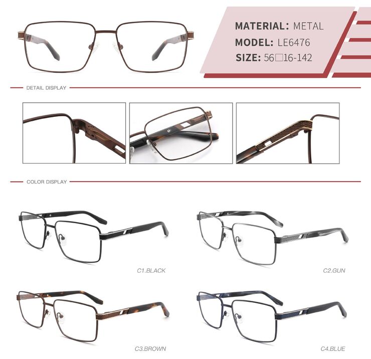 Оправа металлическая LE6476-DA