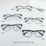 Оправа гибридная, металл + TR90, линзы с Blue Block покрытием SANTA TQ5754