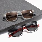 Очки фотохромные пластиковые TR90 для чтения с защитой от синего света, диоптрии от +1.00 до +4.00, KY1119-4变色老花镜