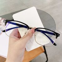 Очки гибридные, металл + TR90, с защитой от синего света Blue Block FENQI F2756