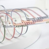 Оправа металлическая с линзами Blue Ray Cut MAMO H5551