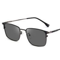 Очки металлические фотохромные с защитой от синего света 9660-GT