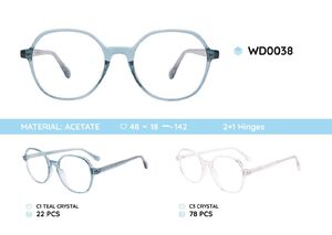 Plastic frames for glasses acetate material WD0038