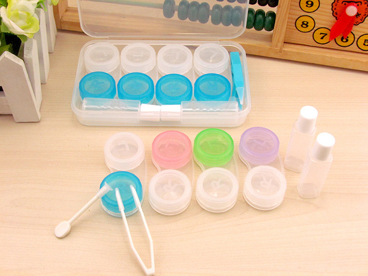 Mini set with contact lens cases JMreal4, 4pcs