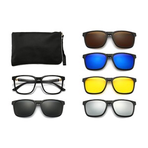 Оправа El Dorado с комплектом поляризационных солнцезащитных насадок (клипон) на магните 2331 (5 штук)