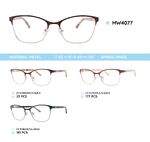 Оправа для очков металлическая женская с флексом MW4077