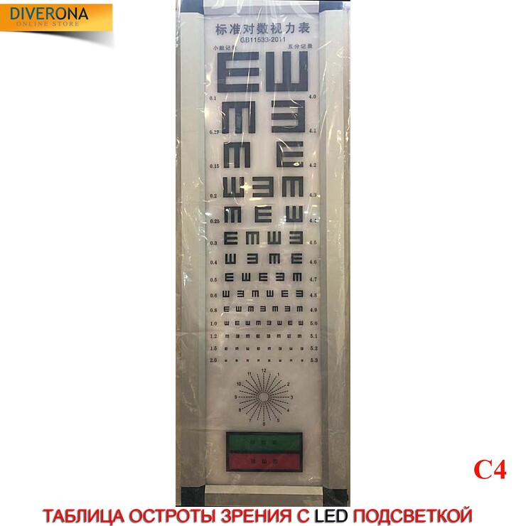 Таблица остроты зрения LED4220