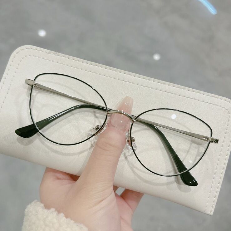 Оправа металлическая с защитой от синего света и флексами MAMO F93101