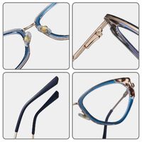 TR90 plastic frame or glasses with blue light protection, with spring hinges FA87280