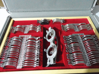 Меднабор из 104 пробных линз в металлических оправах