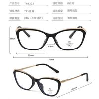 Оправа комбинированная (металл + TR90) с линзами Blue Ray Cut и флексами MAMO TR8223