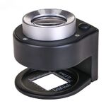 Лупа портативная карманная с подсветкой и УФ-светом 2106, диаметр: 26 мм, увеличение: 30X