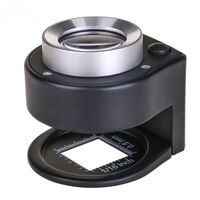 Лупа портативная карманная с подсветкой и УФ-светом 2106, диаметр: 26 мм, увеличение: 30X