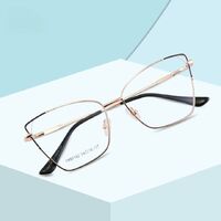 Combined frame (metal + TR90) or glasses with blue light protection, with spring hinges FA87162