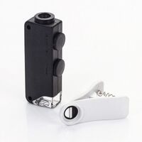 Микроскоп портативный для крепления на телефон 10081-1W, увеличение: 60-100X