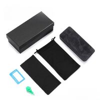 Sunglasses and eyeglasses hard shell case + extra kit HD199