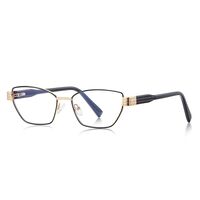 Оправа женская металлическая + пластик TR90, линзы-блюблокеры с защитой от ультрафиолета и синего света More FCS3162