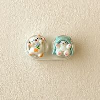 Mini soft contact lens kit retractable W-CT35熊兔彩虹