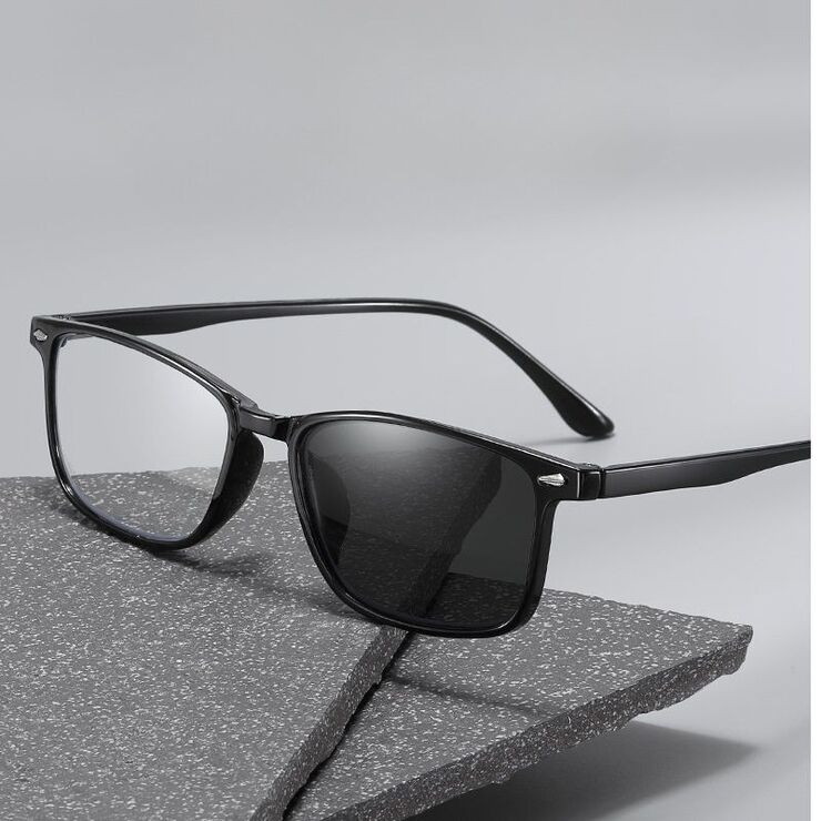 Очки фотохромные пластиковые TR90 для чтения, с защитой от синего света, диоптрии от 0.00 до +4.00, KY806变色老花