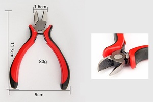 Кусачки диагональные с толстыми ручками 1184-H