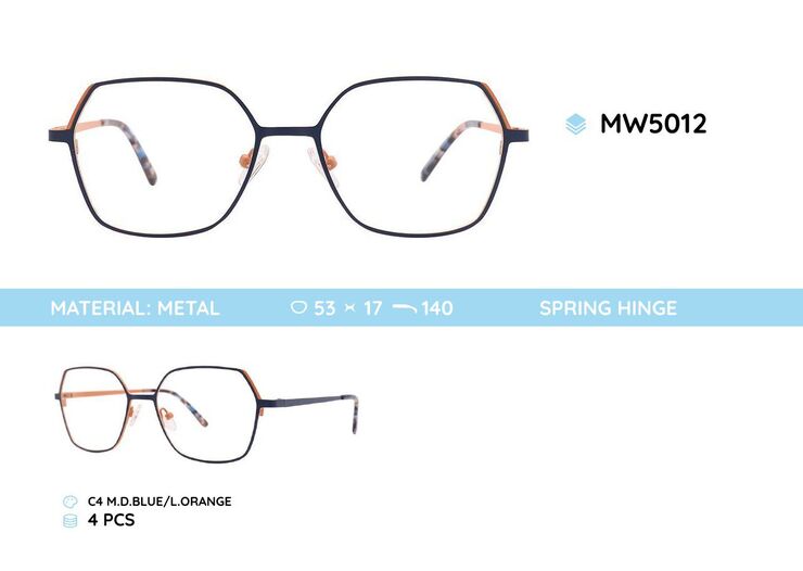 Оправа для очков металлическая женская MW5012