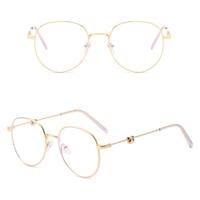 Очки металлические V6013, диоптрии от 0.00 до -6.00, не центрованные