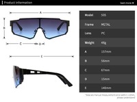 Солнцезащитные очки Elit металлические цельные M505