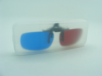 Анаглифная 3D насадка на очки (клипон)