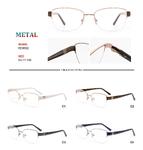 Оправа для очков металлическая полуободковая с флексом Big City RD9002