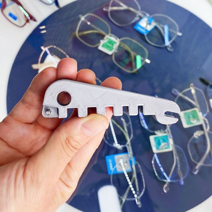 Приспособление для правки и восстановления формы оправы, инструмент для сгибания переносицы и дужек