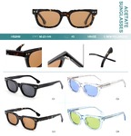 Поляризационные солнцезащитные пластиковые очки из материала ацетат Big City HS2860