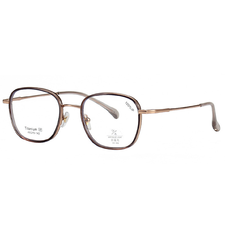 Оправа сверхлёгкая титановая + пластик с линзами с защитой от синего цвета TR90 MAMO T22511
