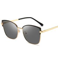 Очки металлические фотохромные с защитой от синего света 9707-GT