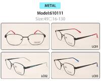 Metal eyeglasses frame for kids with spring hinges Nano Bimbo 610111 (item in stock)