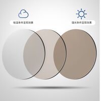 Очки металлические фотохромные с защитой от синего света 9677-GT