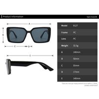 Пластиковые женские солнцезащитные очки Elit 9127-EL