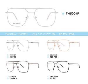 Оправа металлическая титановая с флексом TM5004P