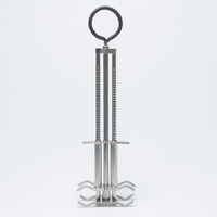 Держатель пружинный для покраски пластиковой линзы двойной GJ022